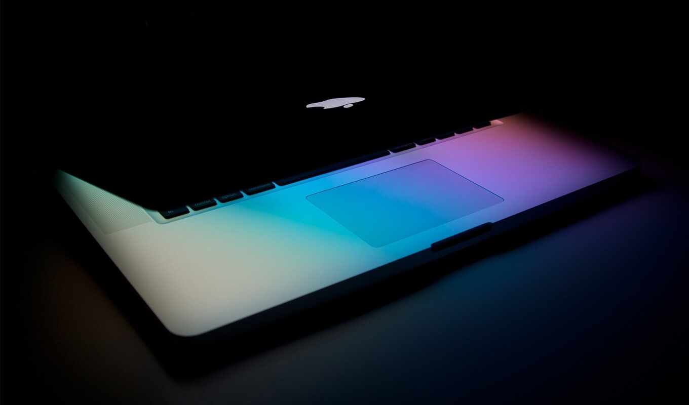 logo, apple, a laptop, screensavers