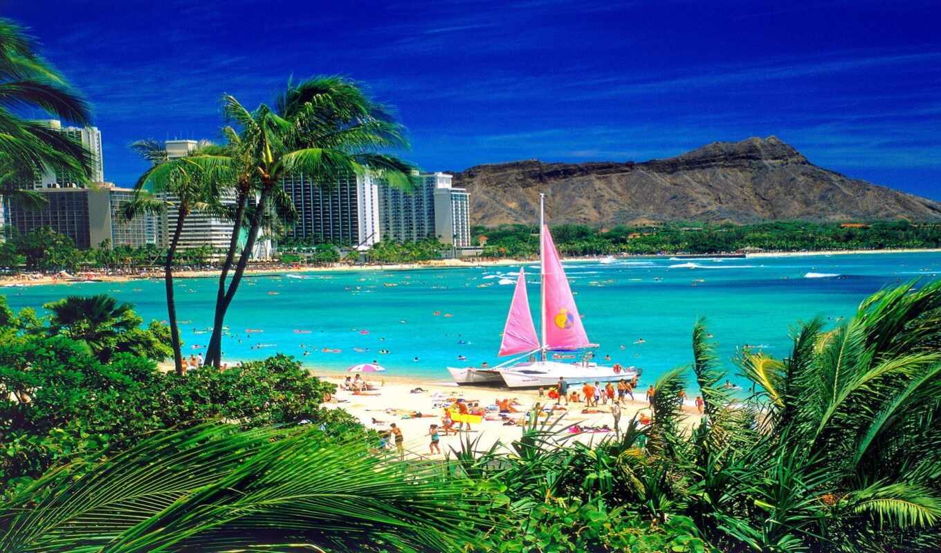 best, the most, beach, USA, rest, travel, tours, beach, hawaii, waikiki