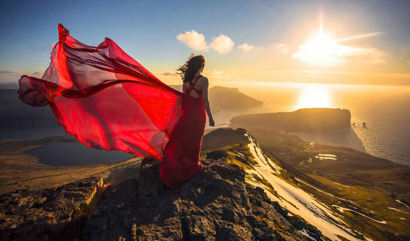girl, new, mountain, dress, top, heart, day, note, scarlet, mental, rising