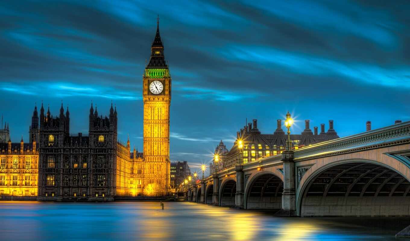 Bridge, Great Britain, big, Ben, England, uk, london, thames, big