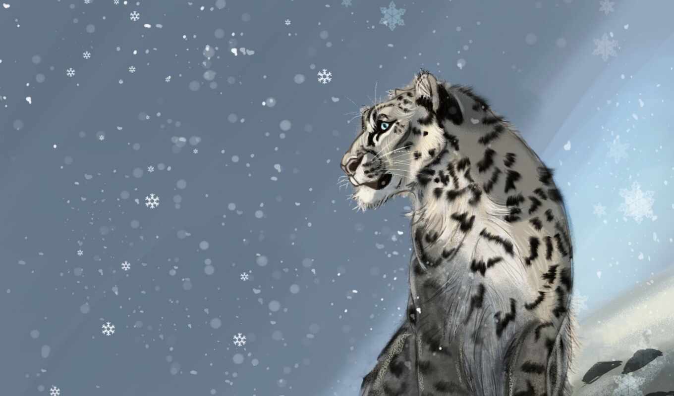 art, ipad, picture, snow, air, mini, to find, leopard, thous, art, parallax