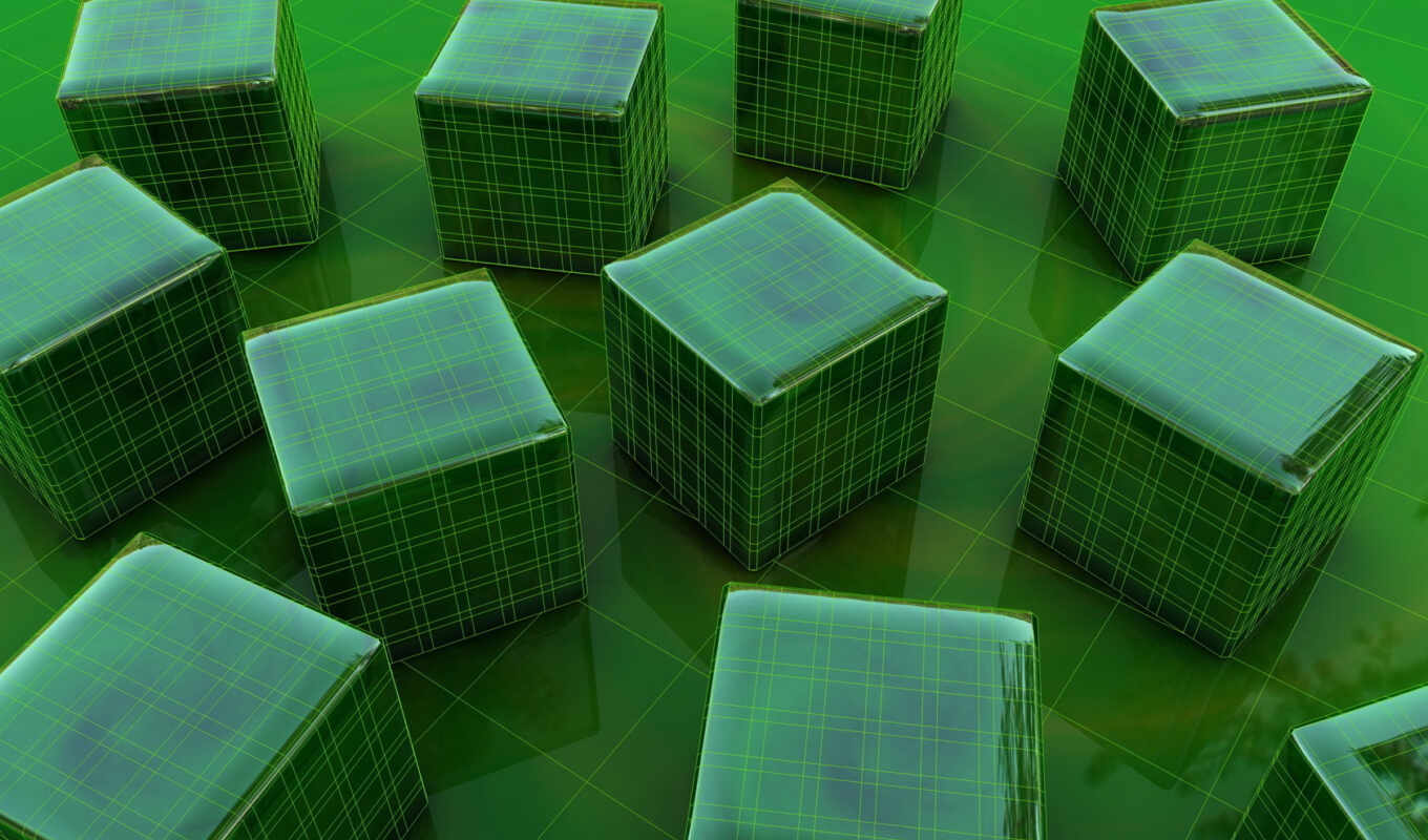 iphone, картинка, куб, абстракция, green, кубики, форма, цвет, cubes, просмотреть, квадрат, шторы