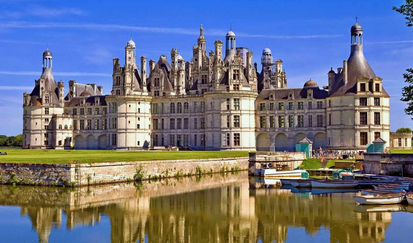castle, chambord, chambord, castle, France