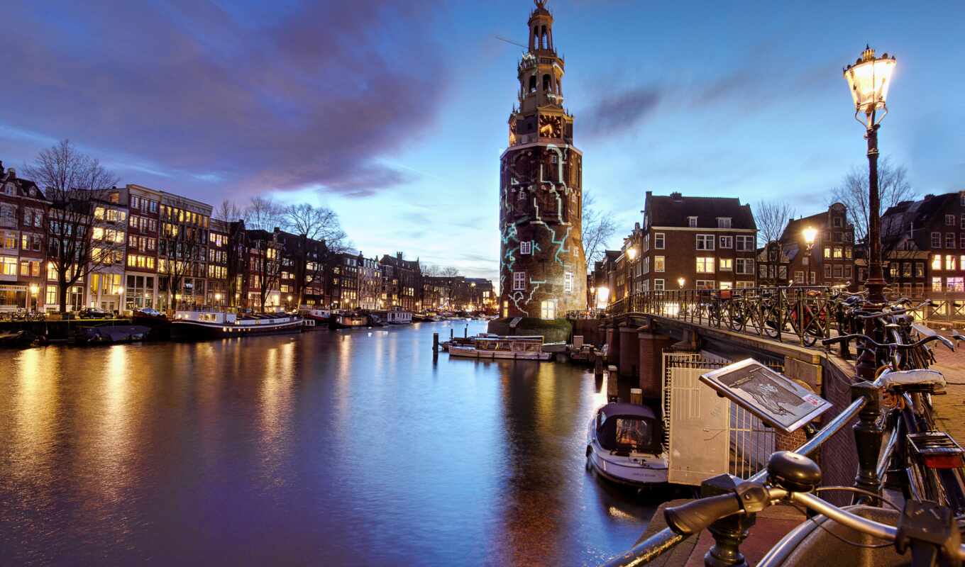photo, Amsterdam, skyline