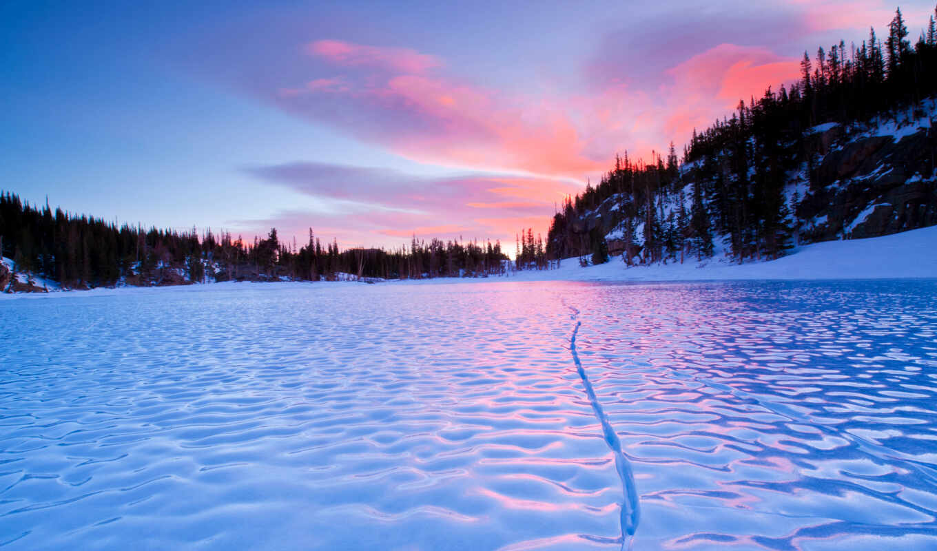 lake, nature, sunset, pinterest, lake, frozen