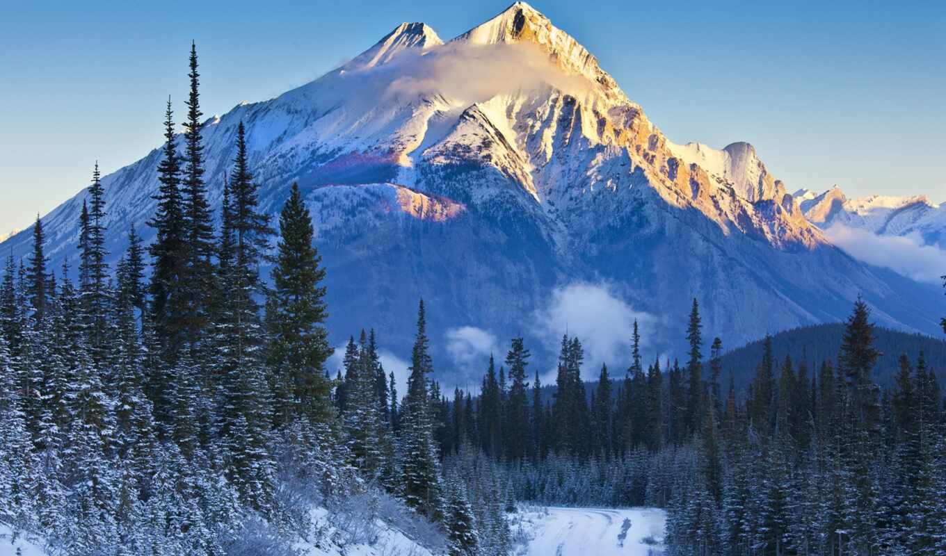 winter, mountain, beautiful, because
