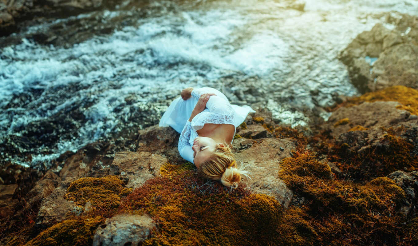 природа, девушка, женщина, water, rock, море, песок, модель, побережье, outdoors