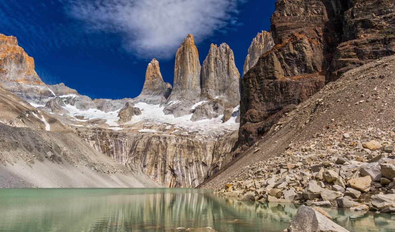 lake, nature, online, of, park, paine, torres, chile, national, language, mountains