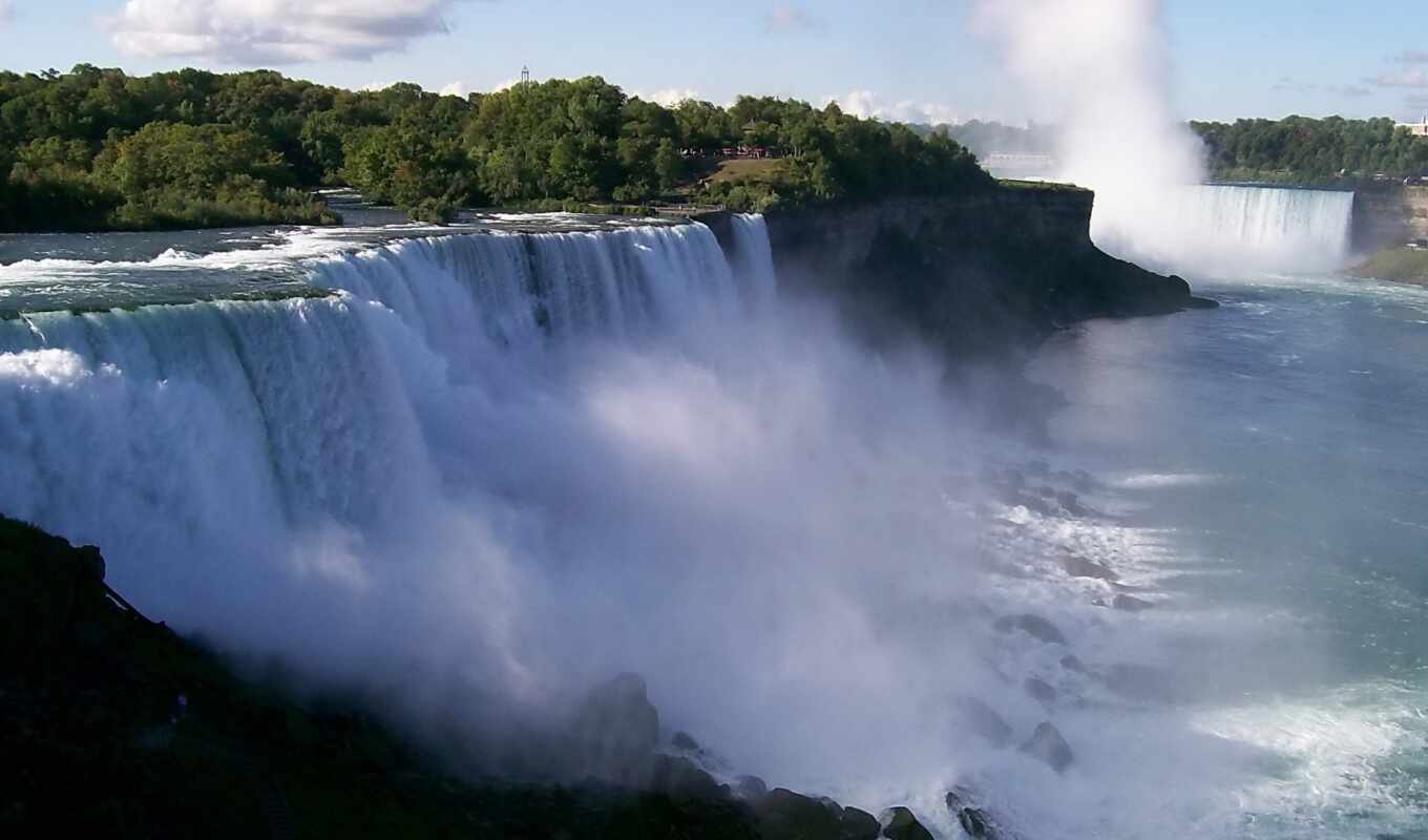 photo, collection, colorful, USA, well, mouth, river, waterfall, niagara