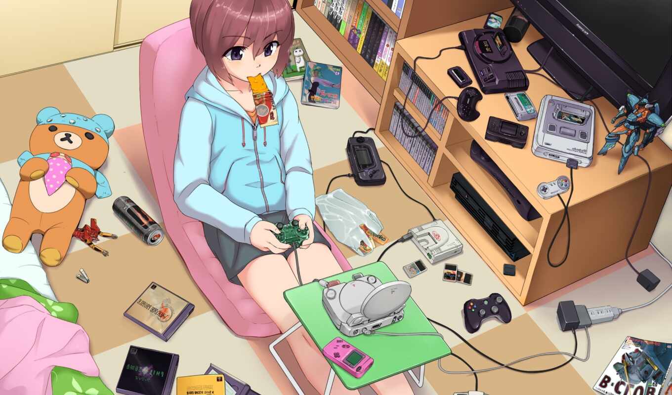 playstation, anime