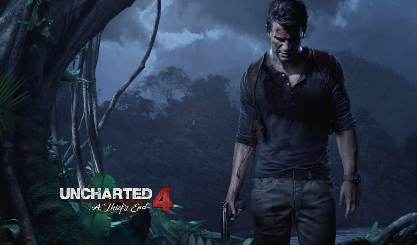 uncharted, poster, xbox