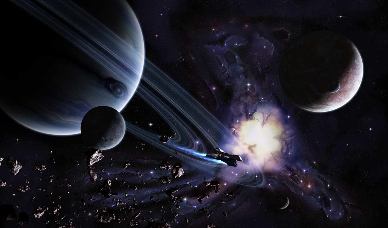 space, ring, planet, galaxy, planets, spaceship, scus