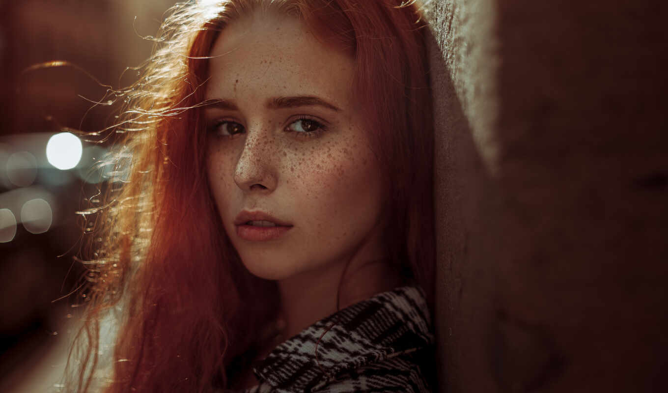 redhead, веснушка