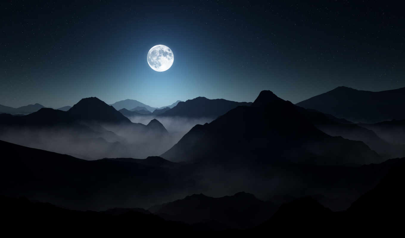 collection, moon, world, you, around, mountains