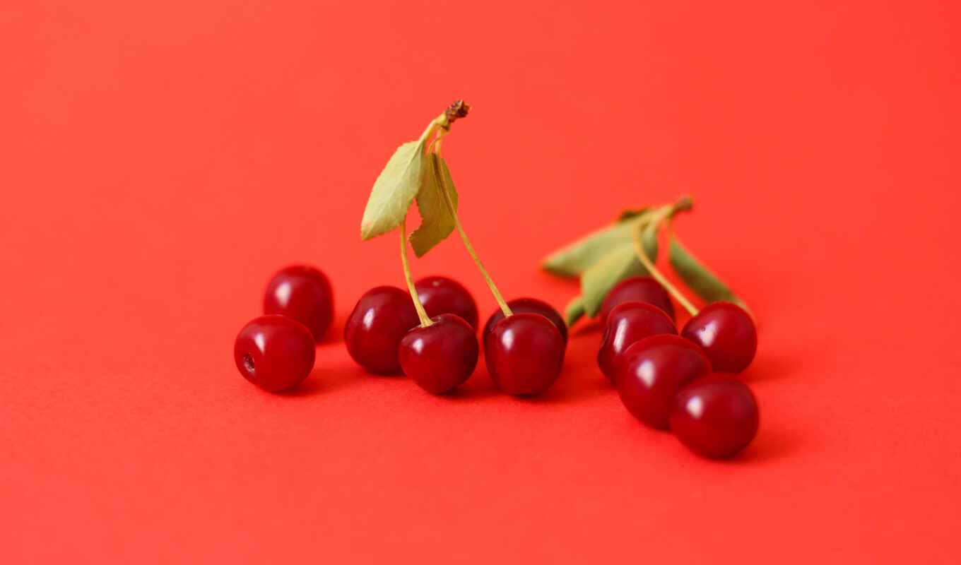 red, cherry, плод, ягода, tart, пупер
