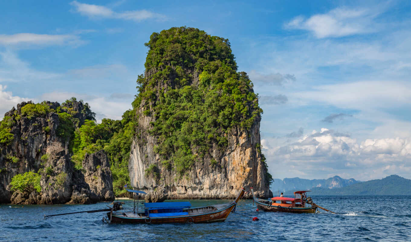 pantalla, таиланд, лодка, tropic, tailandia