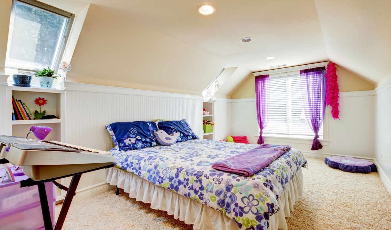 large format, interior, bedroom, martha, carpet, ceiling, vaulted