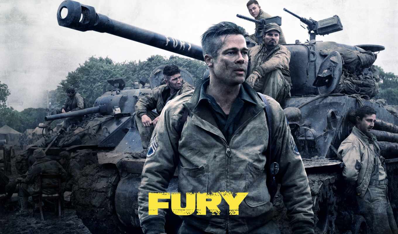 movie, fury, военный, фильм, ярость, historical, бред пит
