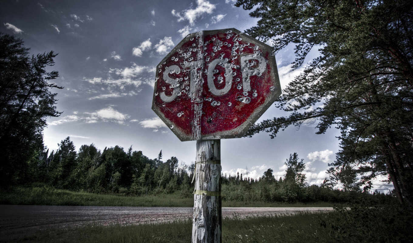 watch, sign, stop, queue