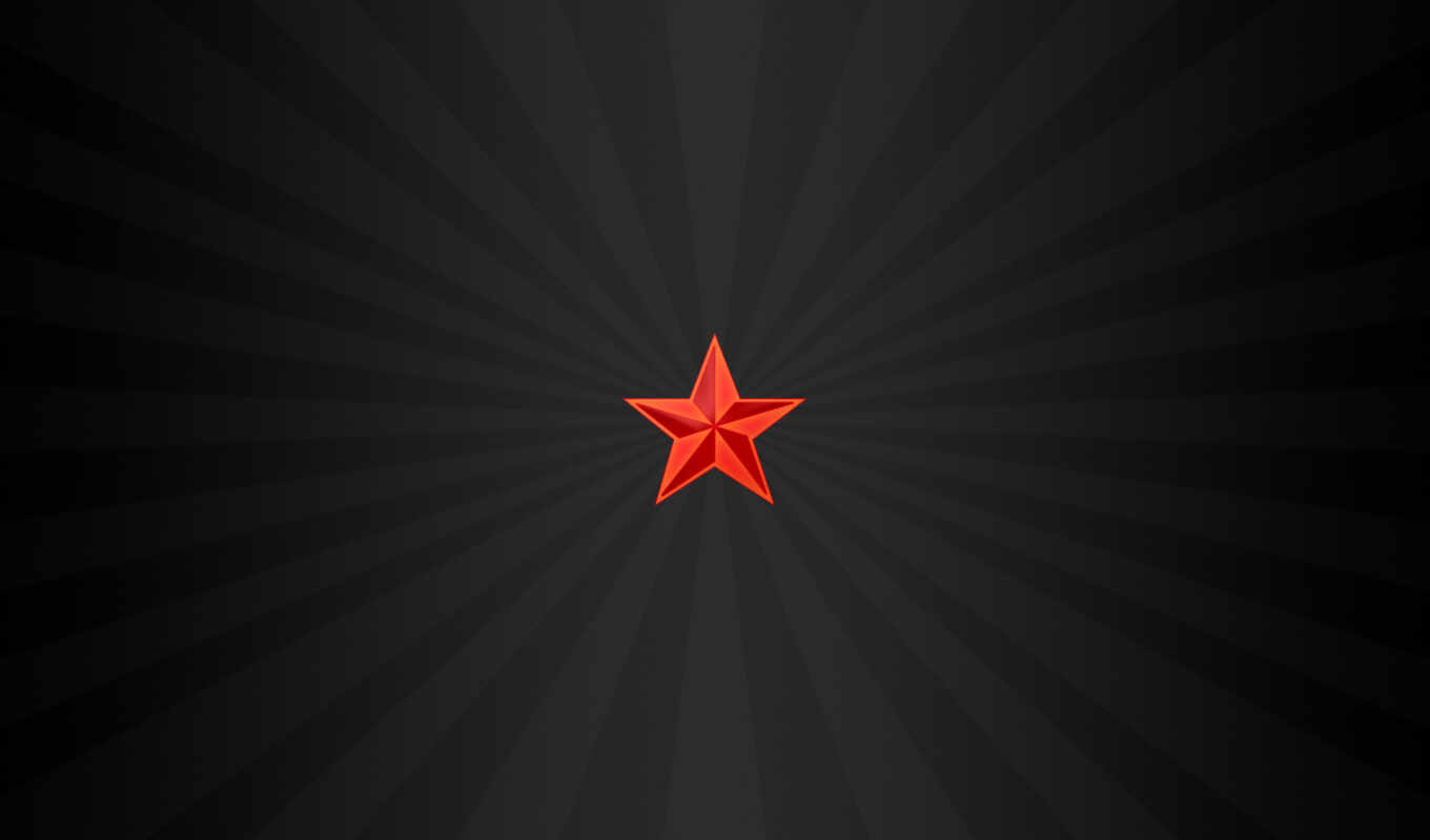 desktop, красное, минимализм, звезда, zvezda