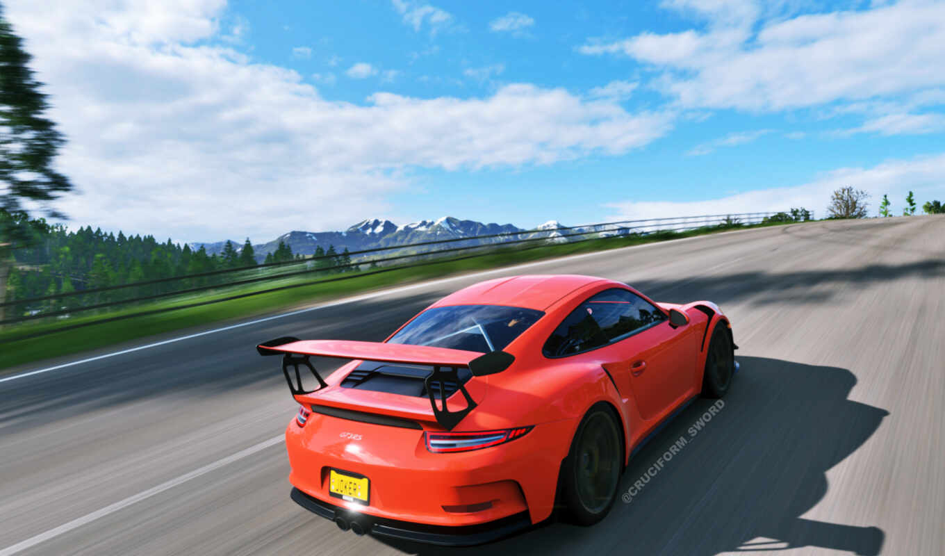 game, horizon, Porsche, Go for it