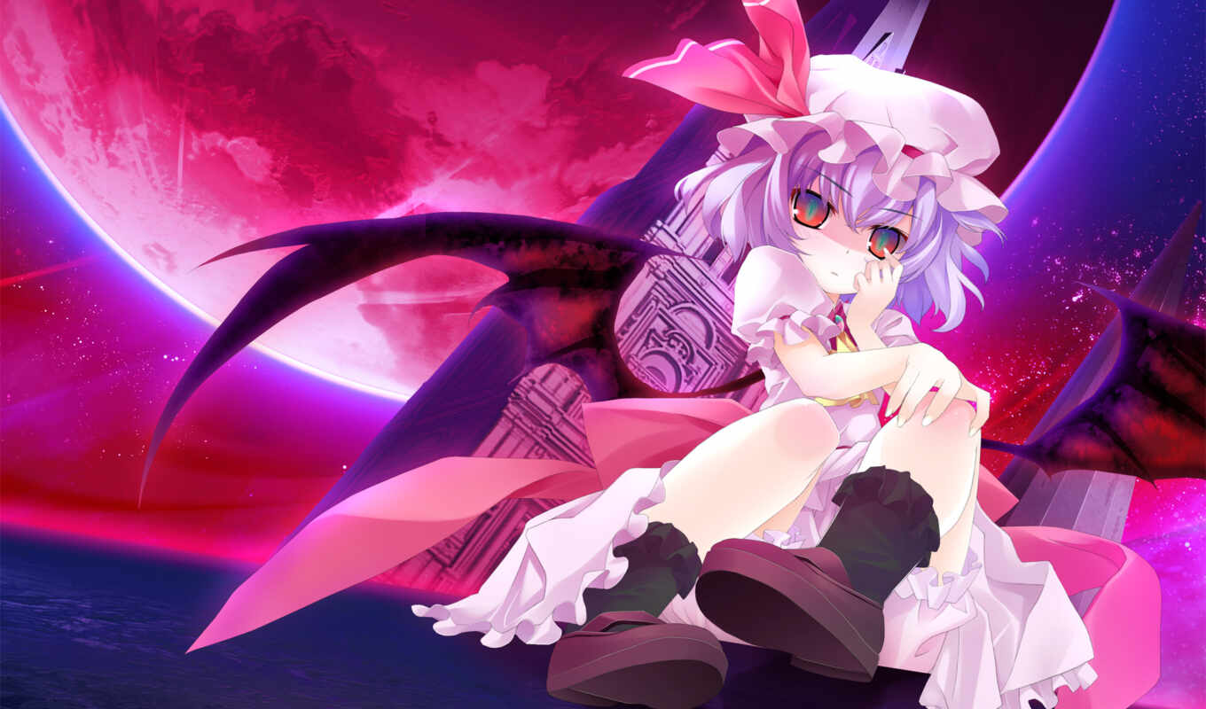 picture, picture, anime, touhou, hair, collection, remilia, scarlet, display images