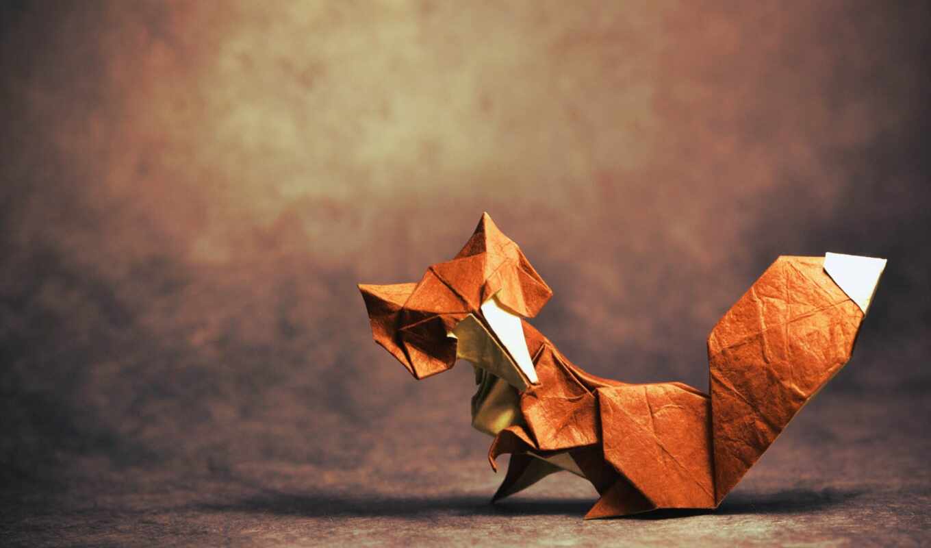 compilation, fox, shadow, tail, origami, daily, paper