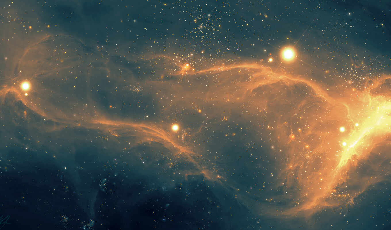 космос, звезды, nebula