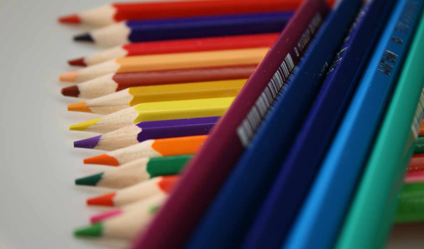 красочные, карандаши, множество, цветные, pencil, drawing, разное