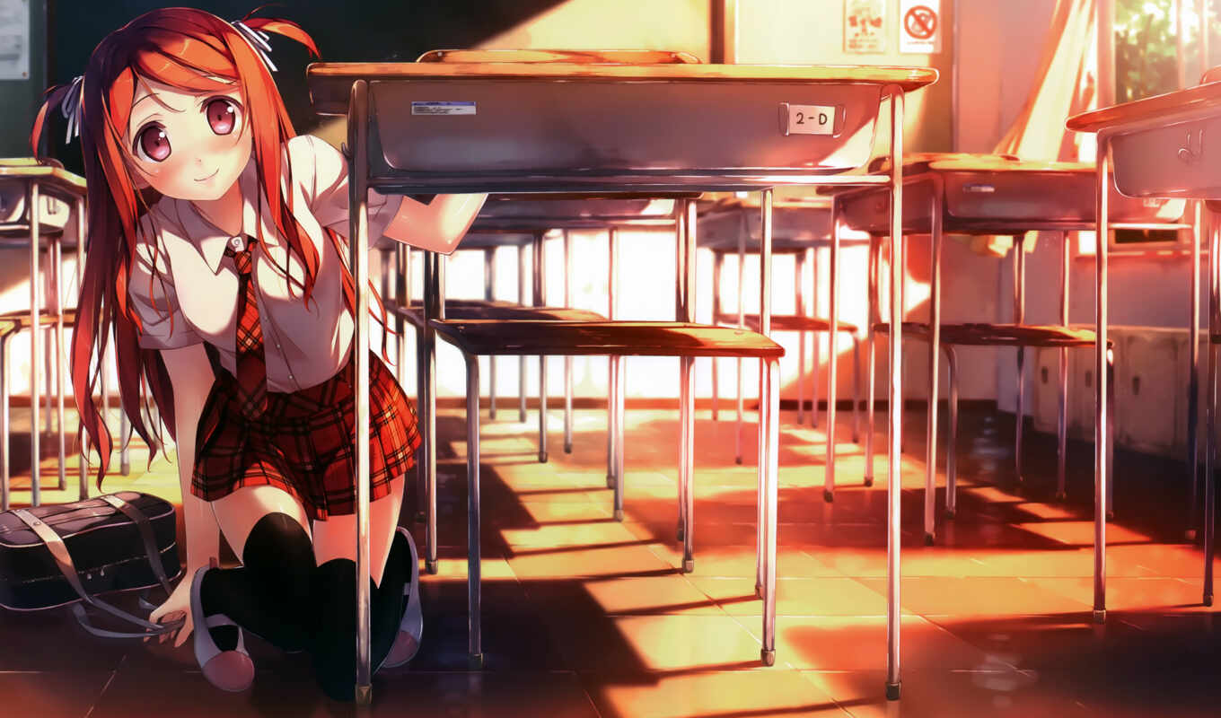 girl, picture, save, anime, school, picture, shape, the sun, choose, with the button, right, mice, downloads, kantoku, parts
