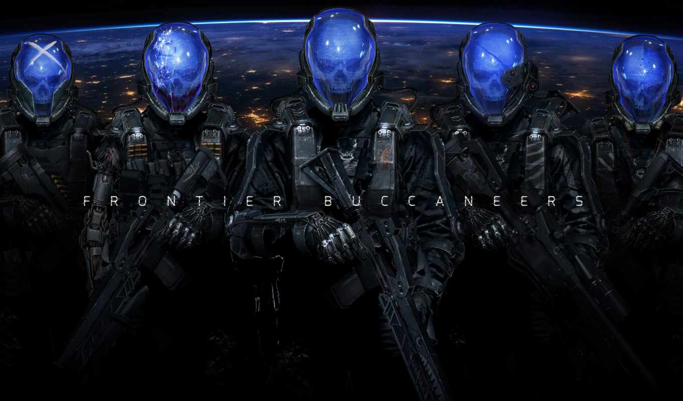 art, fantastic, weapon, skulls, soldier, helmet, cyberpunk, military, cyborg, space suit