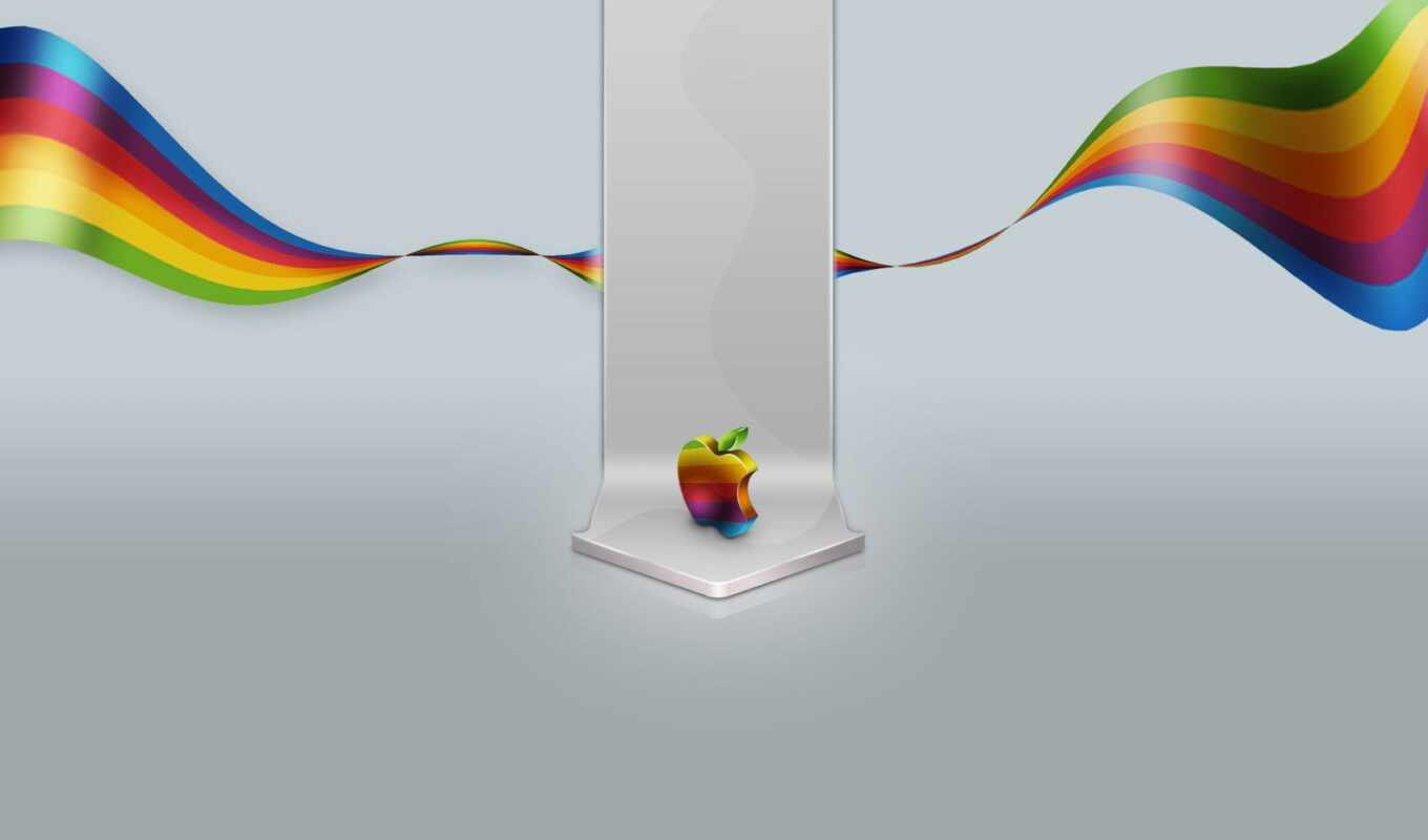 logo, apple, mac, бренд, окно, fond, минимализм, color, sfondo, idee