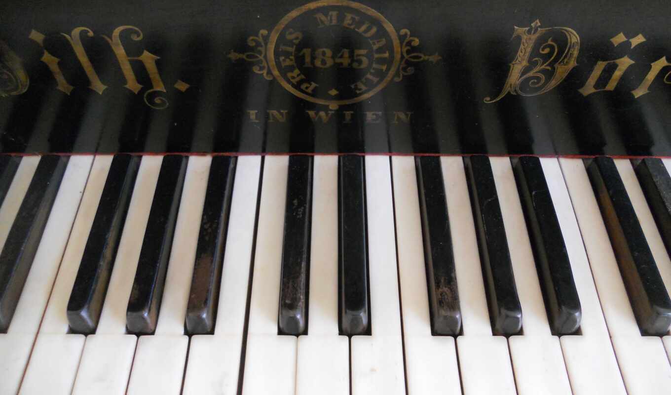 piano, antique