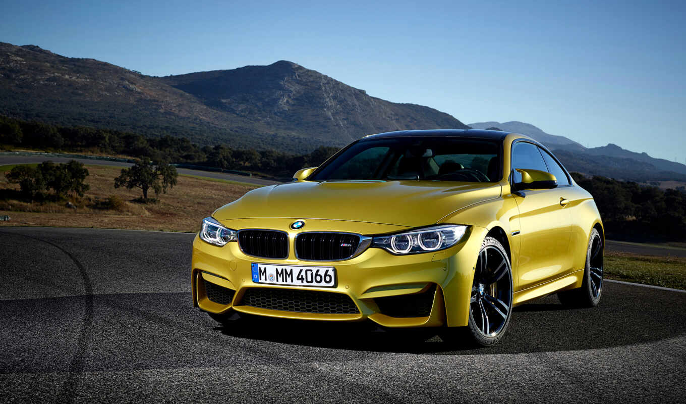 new, bmw, yellow