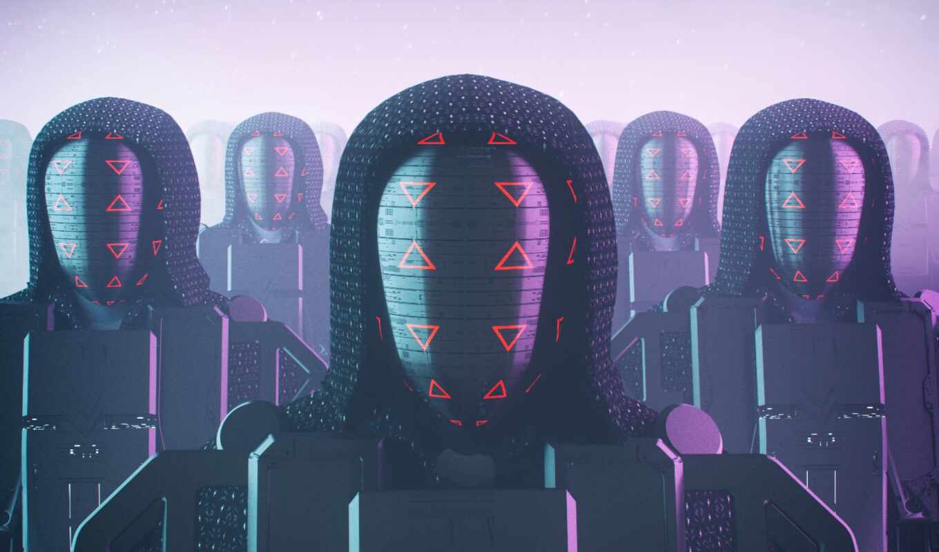 art, robot, music, background, pink, cyberpunk, futuristic, cyborg, scus