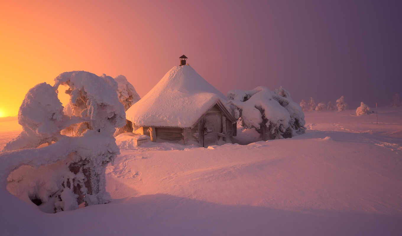 winter, landscape, русская, базанов