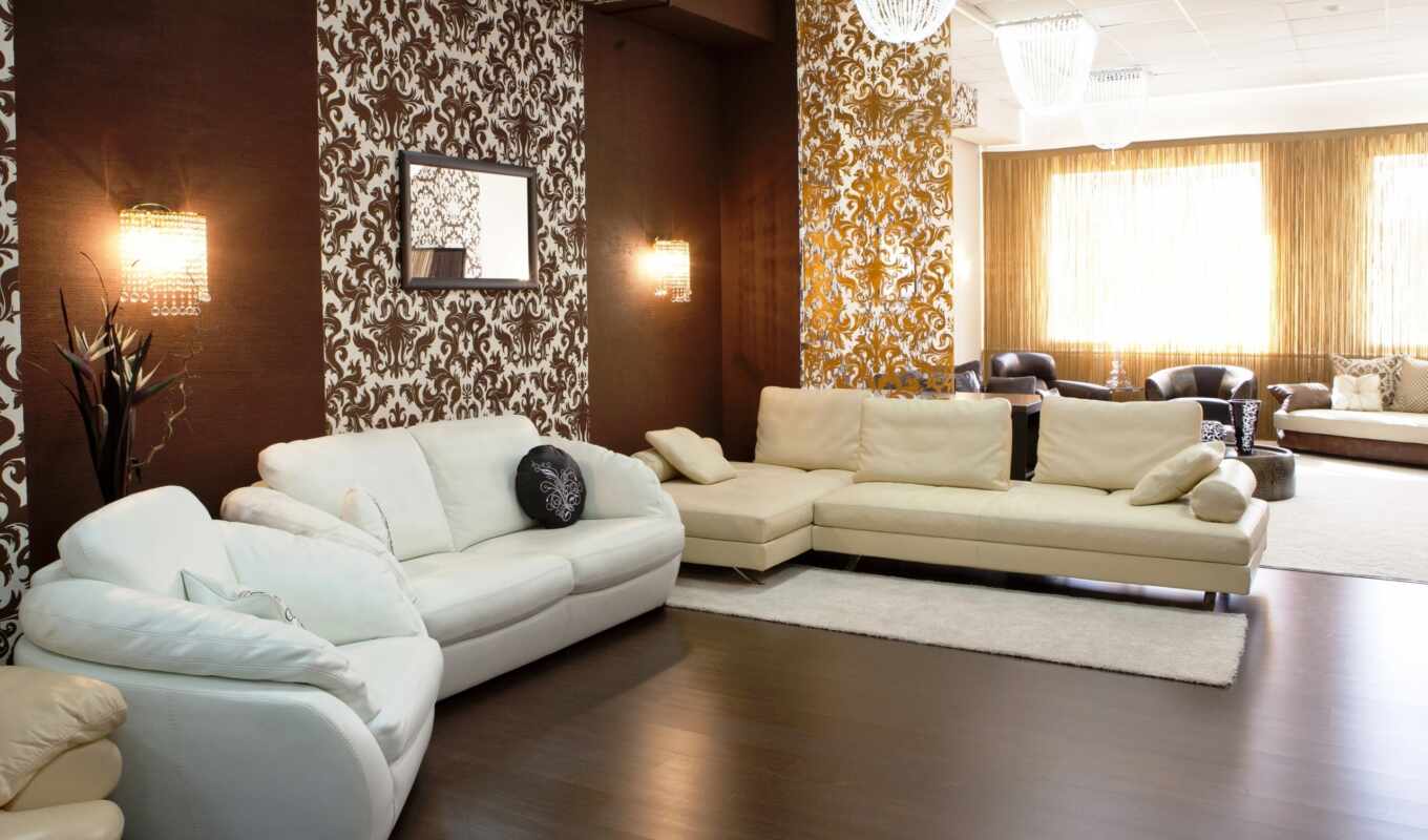 style, interior, design, living room, brown, beige