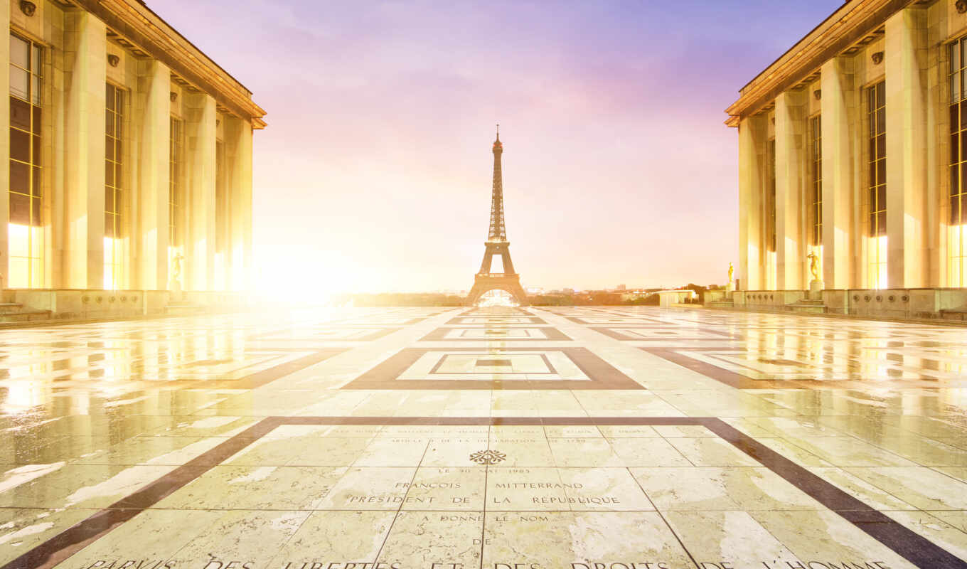 picture, France, Paris, palace, palace, chaillot, chaillot