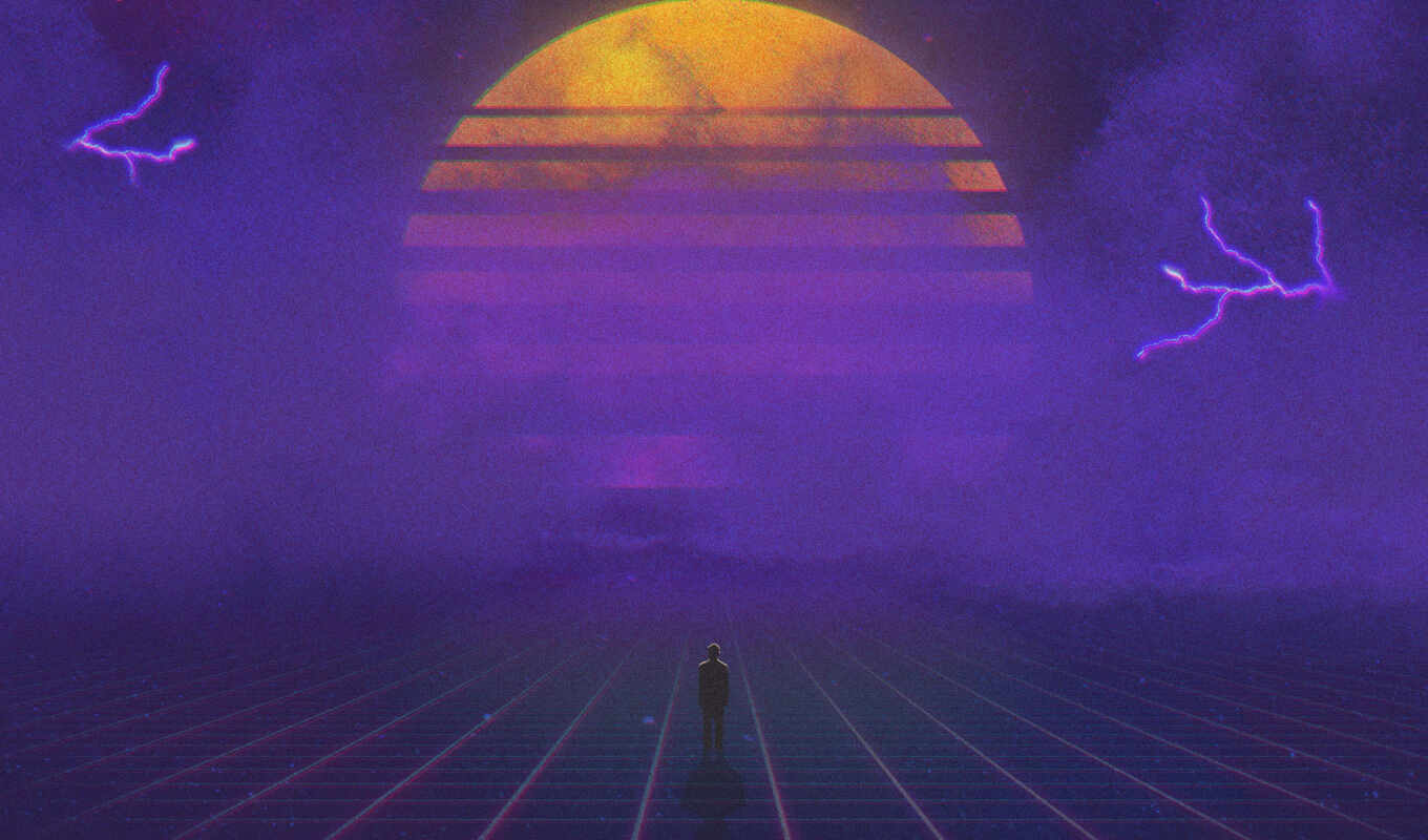 resolution, retro, sunset, artist, the first, awesome, tone, retrowave