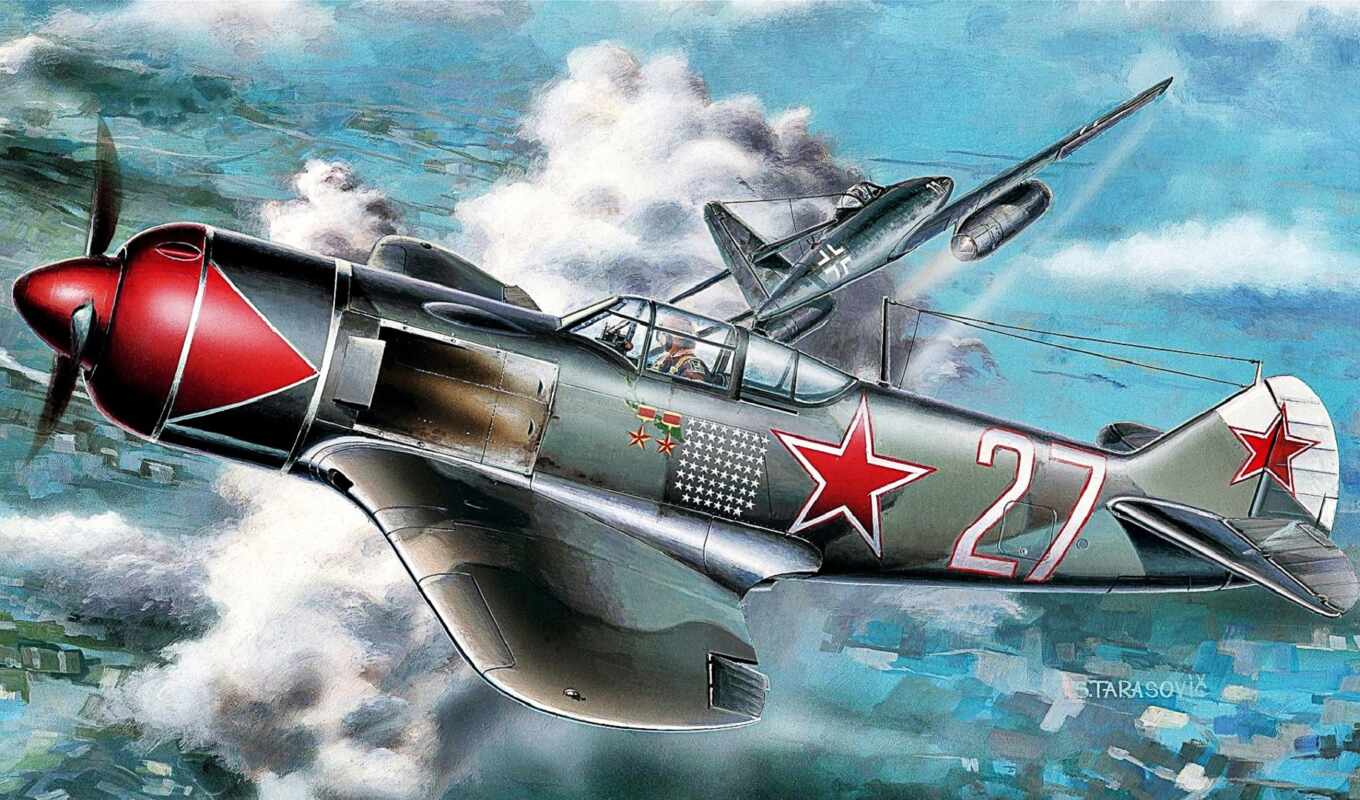the fighter, aviation, car, battle, plane, soviet, eduard, RF, lyi
