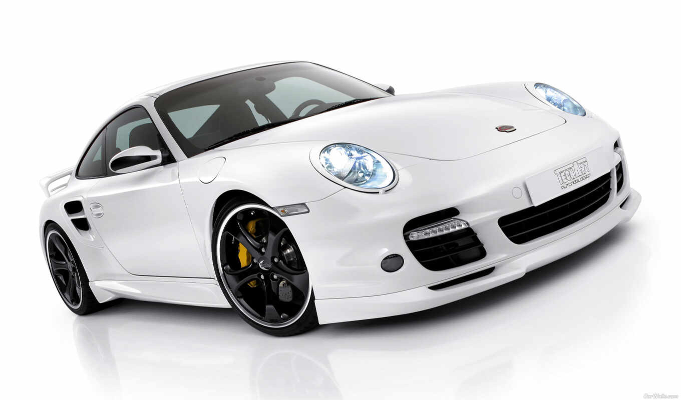 Porsche, white