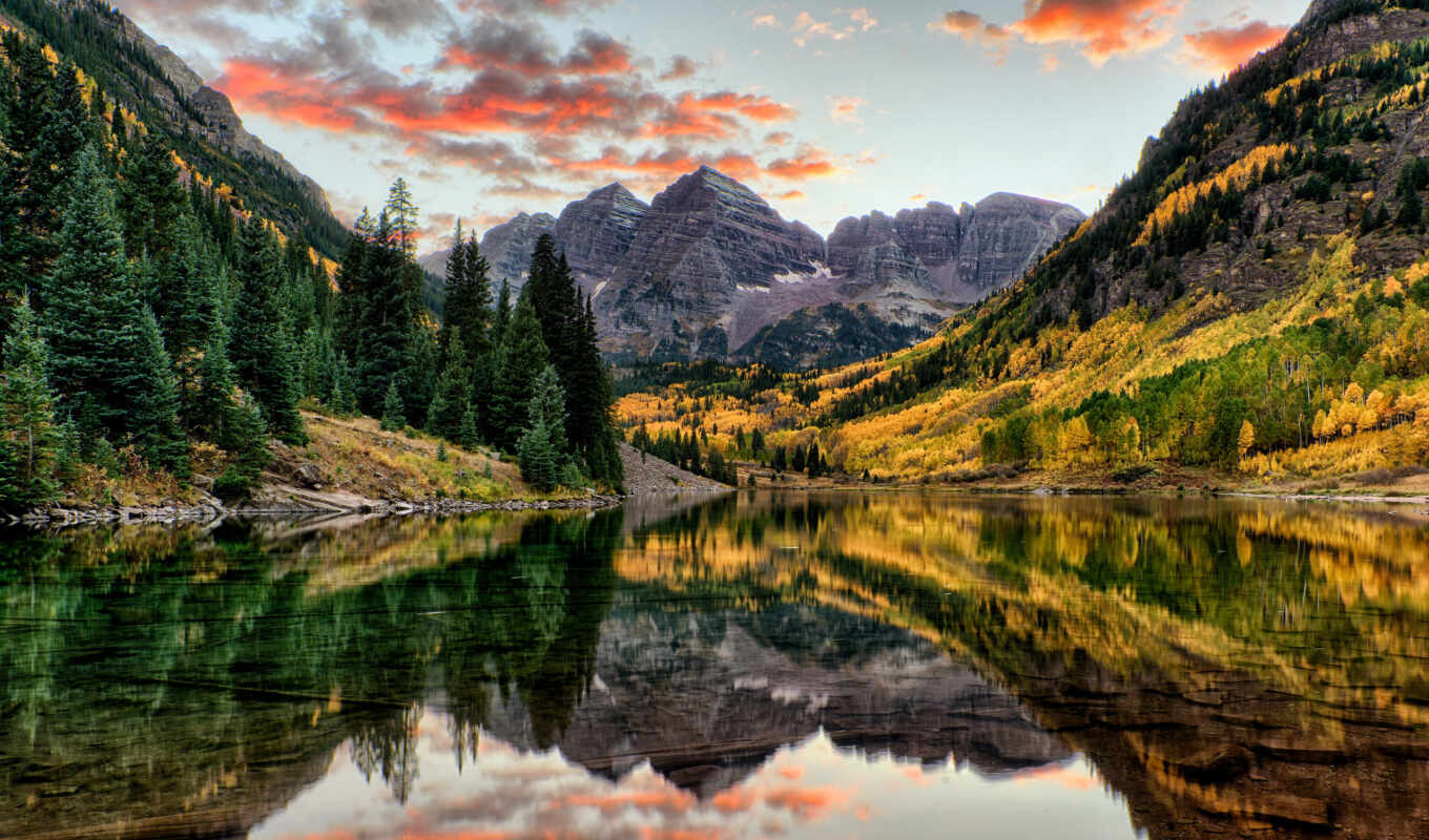 lake, USA, usa, mountains, colorado, flasks, photograph, bard, mountains