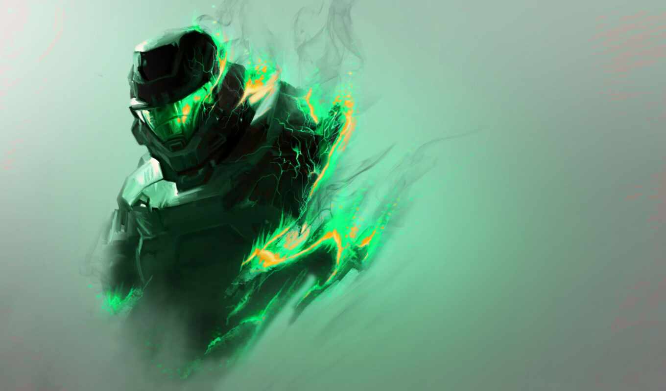 sport, halo, chief, reach out, master, mrwallpaper