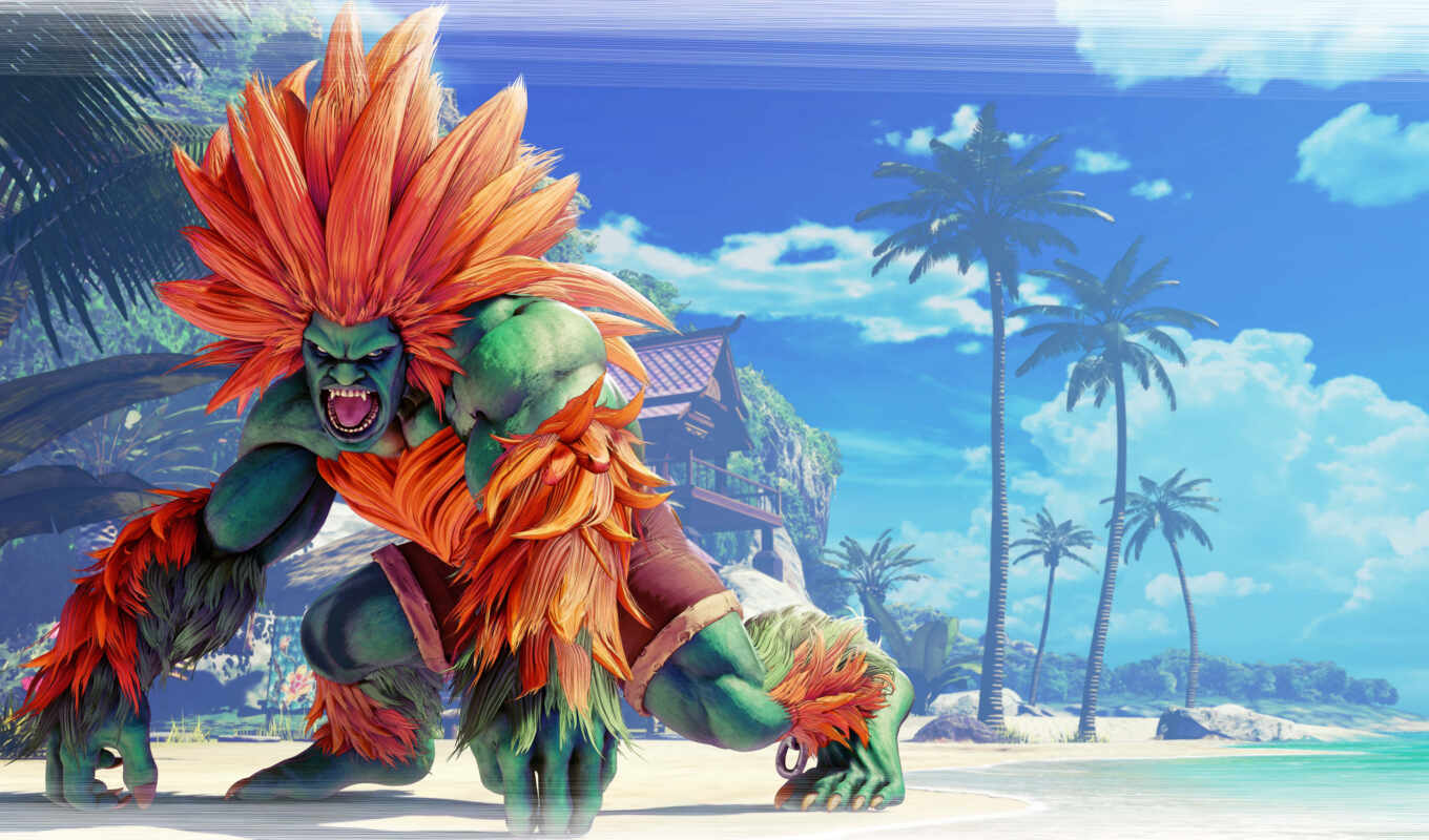 game, the fighter, street, personality, combat, blanka