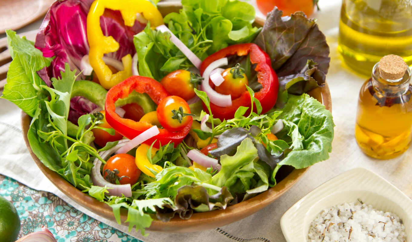 tablet, vegetable, dish, salad, risunkisalat