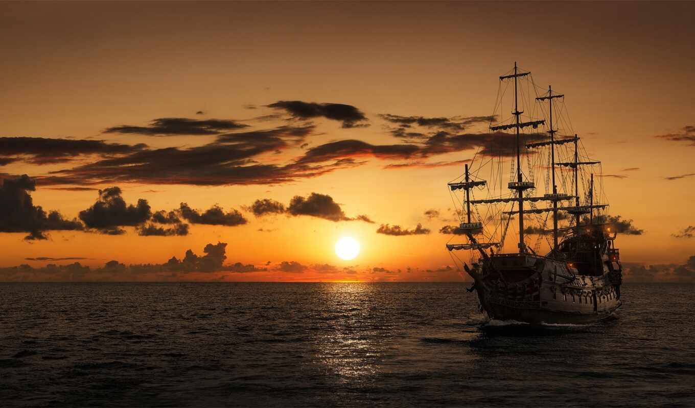 корабль, море, photos, images, показать, пиратский, пираты, ships, cancun, vallarta