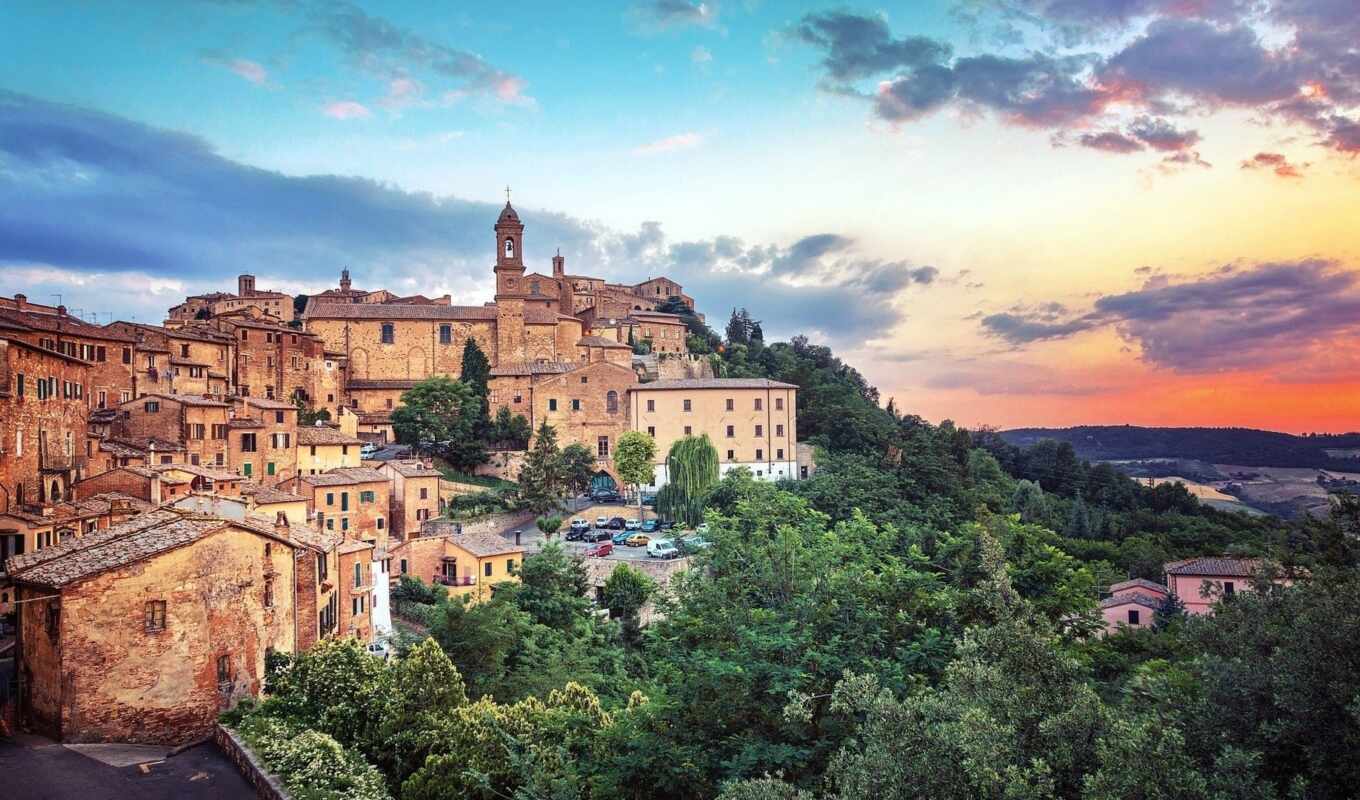 italy, tuscany, pienza, orcia, montepulciano, montalcino