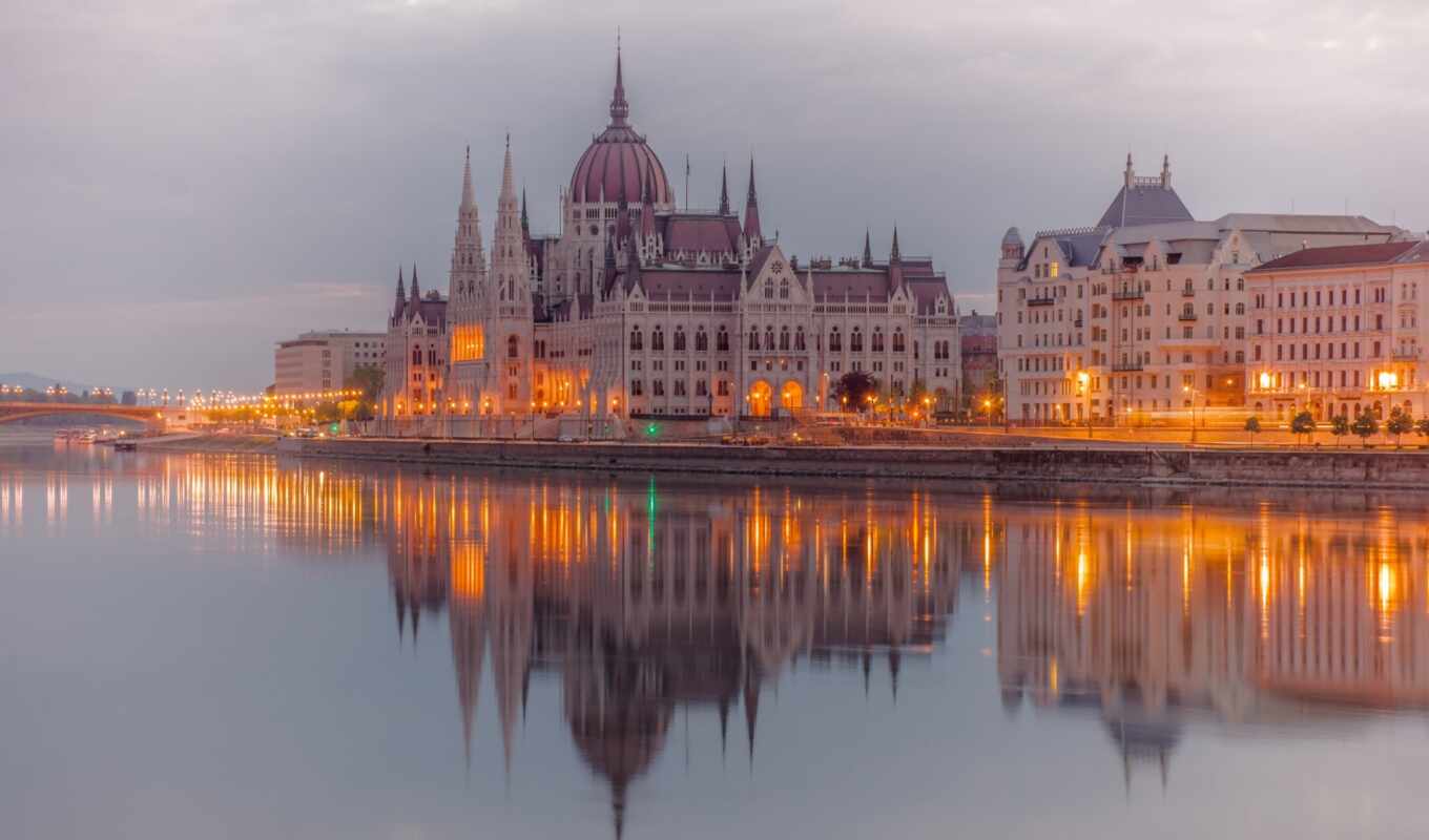 build, budapest, парламент, дунай