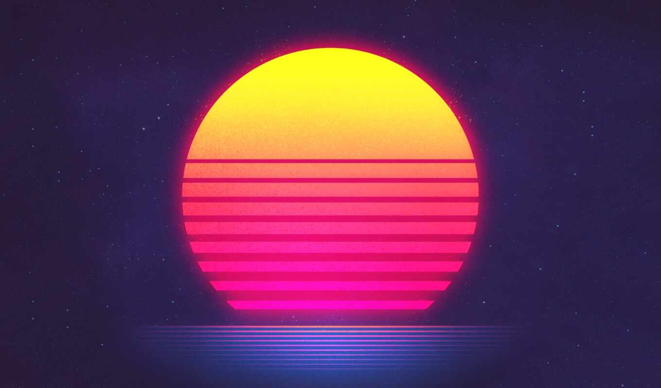 music, retro, sunset, new, wave, neon, retrowave, synth, synthwave, futuresynth