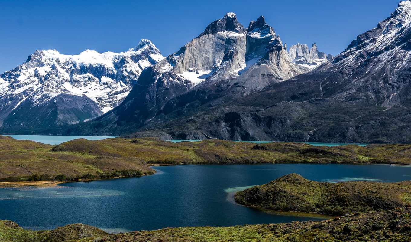 del, paine, patagonia, national, torre, puerto